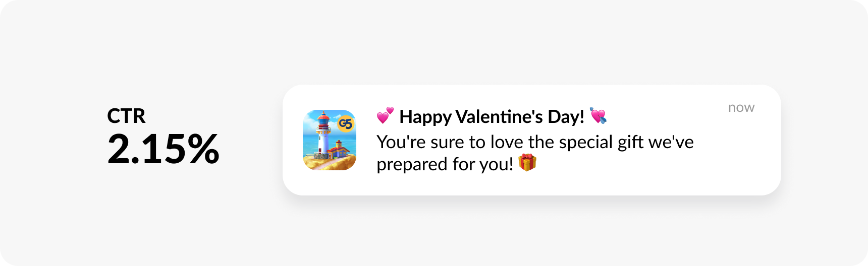 Mobile game app push example